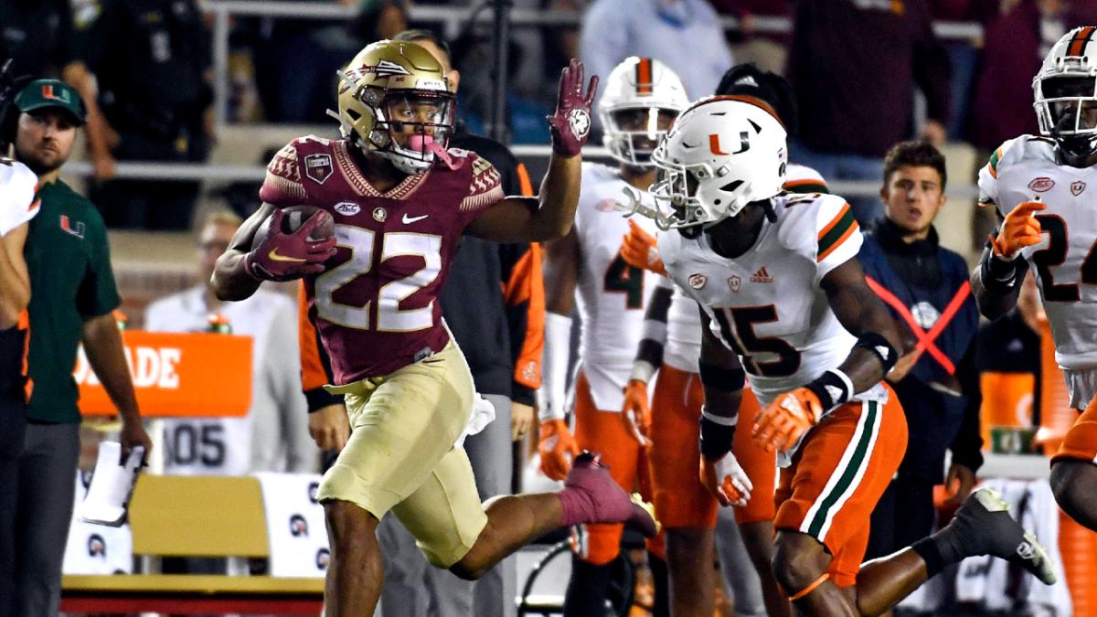 Avantae Williams Safety Miami Hurricanes - Pic Miami @ FSU 2021